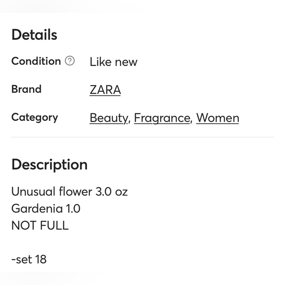 ZARA perfumes - Picture 4 of 4